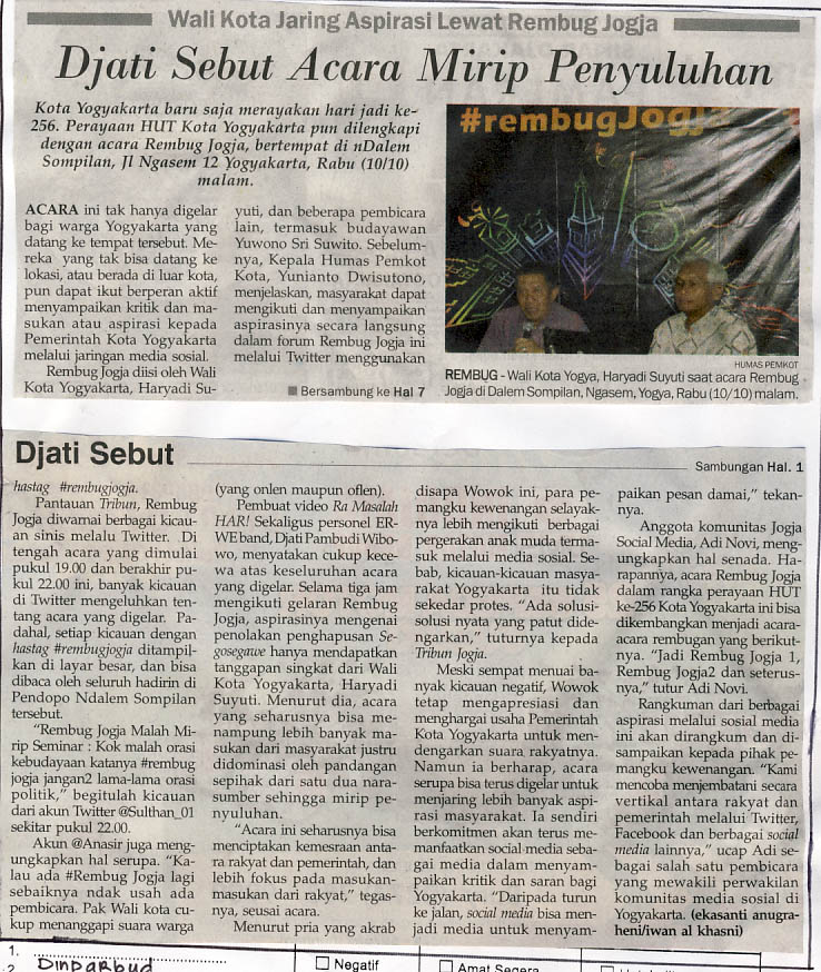 Kliping jogja terbaru